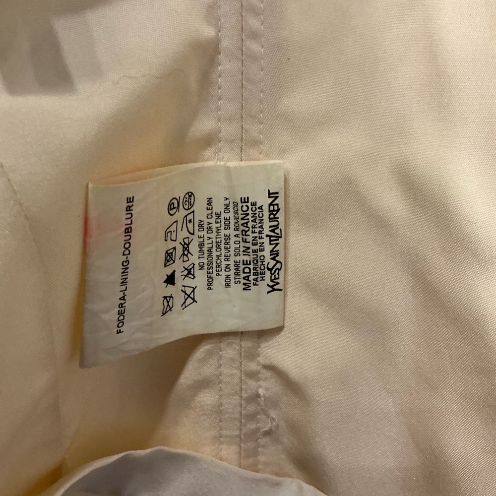 Archival YSL by Stefano Plato 2008 structured silk bustier size fr36 us0 - Picture 8 of 13